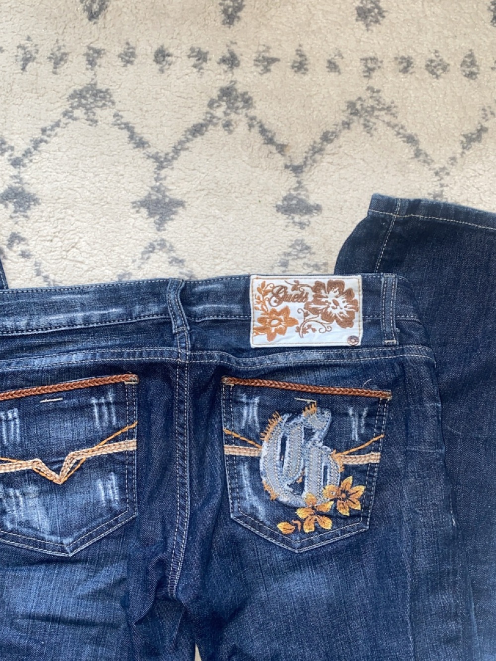 Vintage Guess Dark/Medium wash Denim Jeans - Picture 2 of 11